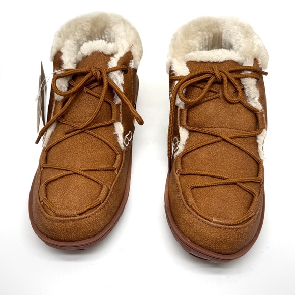 Flojos Jackal Slipper Faux Leather Tan Size 8 - Picture 6 of 12